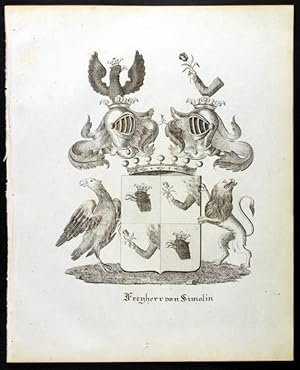 Wappen des Freyherrn von Simolin (1837)