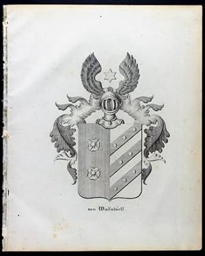 Bild des Verkufers fr Wappen derer von Wulfsdorff (1837) zum Verkauf von Antiquariat Stefan Wulf