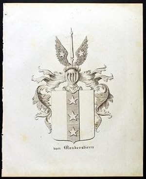 Wappen derer von Manderstiern (1837)