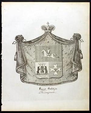 Wappen des Fürsten Golitzin (1837)