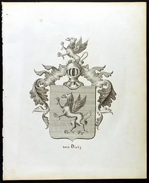 Wappen derer von Dietz (1837)