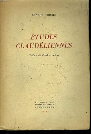 Image du vendeur pour ETUDES CLAUDELIENNES. TOME I. mis en vente par Le-Livre