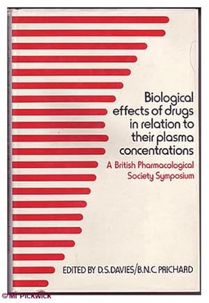 Seller image for Biological Effects of Drugs in Relation to their Plasma Concentrations for sale by Mr Pickwick's Fine Old Books