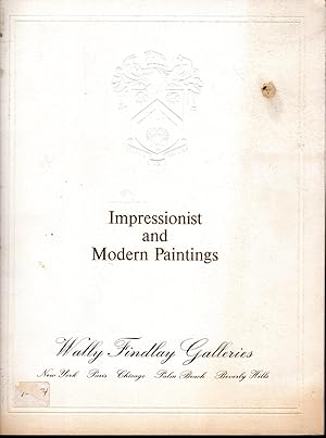 Image du vendeur pour Wally Findlay Galleries International, Inc. Proudly Present Cezanne to Picasso a Prestigious Exhbition and Sale of Highly Important French Impressionists Post-Impressionists and Modern Masters Featuring "les Environs d'Aix-en-Provence A Monumental. mis en vente par Dorley House Books, Inc.