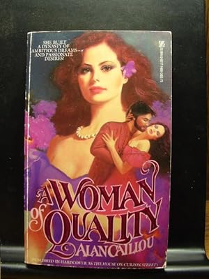 Imagen del vendedor de A WOMAN OF QUALITY a la venta por The Book Abyss