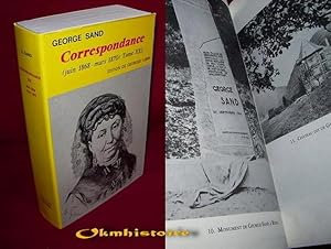 [ SAND ] Correspondance . ------- TOME 21 ( Juin 1868 - mars 1870 ). Edition de Georges Lubin.