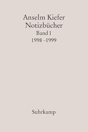 Bild des Verkufers fr Notizbcher. Bd.1 : 1998-99 zum Verkauf von AHA-BUCH GmbH