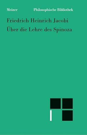 Bild des Verkufers fr ber die Lehre des Spinoza in Briefen an den Herrn Moses Mendelssohn zum Verkauf von AHA-BUCH GmbH