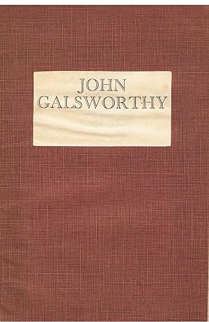 Image du vendeur pour Augustan Books of Poetry - John Galsworthy mis en vente par Joie de Livre