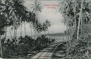 Seaside Railway Colombo. Union Postale Universelle.