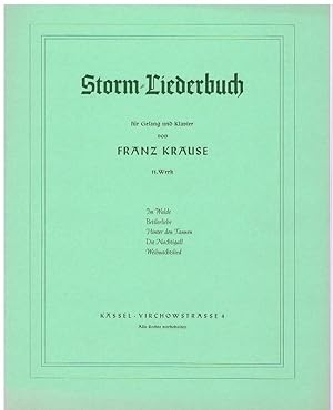 Storm-Liederbuch für Gesang und Klavier.