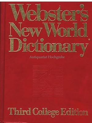 Seller image for Webster's New World Dictionary of American English. for sale by Antiquariat Gnter Hochgrebe
