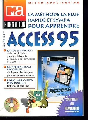 Seller image for MA FORMATION. MICROSOFT. ACCESS POUR WINDOWS 95. for sale by Le-Livre