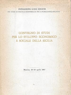 Imagen del vendedor de convegno di studi per lo sviluppo economico e sociale della sicilia a la venta por Libreria Del Corso