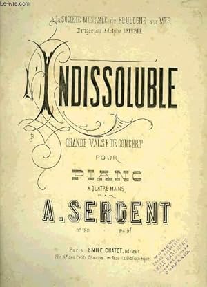 Seller image for L'INDISSOLUBLE for sale by Le-Livre