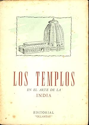 Seller image for LOS TEMPLOS EN EL ARTE DE LA INDIA (20 grabados en negro) for sale by Libreria 7 Soles