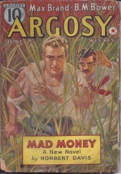 Imagen del vendedor de ARGOSY Weekly: June 25, 1938 a la venta por Books from the Crypt