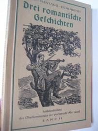 Seller image for Drei Romantische Geschichten Soldatenbcherei Band 55 for sale by Alte Bcherwelt