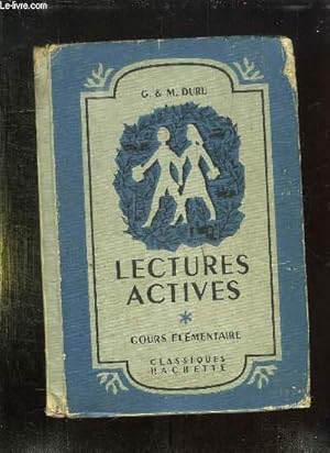 Seller image for LECTURES ACTIVES. COURS ELEMENTAIRE. for sale by Le-Livre