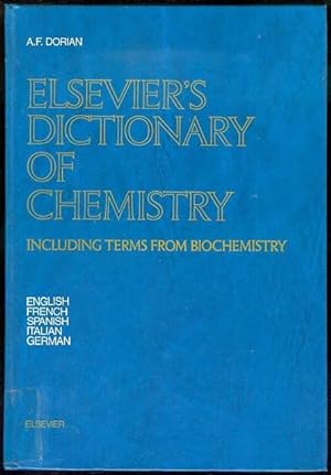 Imagen del vendedor de Elsevier's Dictionary of Chemistry a la venta por Bookmarc's