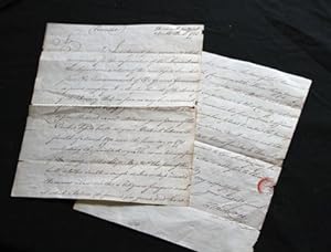 Seller image for Manuscript Circular from the Treasury Department March 10, 1791, addressed to Jeremiah Olney, Collector for Providence, Rhode Island, signed by Coxe for sale by Michael Brown