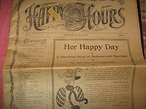 Illustrated Happy Hours Monthly July. Augusta, Maine 1896 Vol. XVII. No. 26.