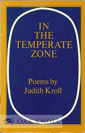 Seller image for IN THE TEMPERATE ZONE for sale by Oak Knoll Books, ABAA, ILAB