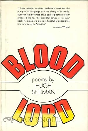 Imagen del vendedor de BLOOD LORD a la venta por Oak Knoll Books, ABAA, ILAB