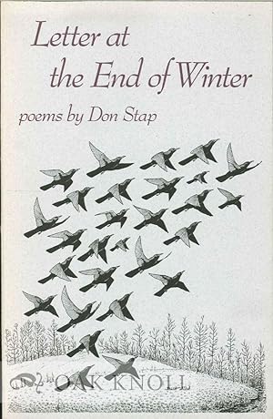 Seller image for LETTER AT THE END OF THE WINTER for sale by Oak Knoll Books, ABAA, ILAB