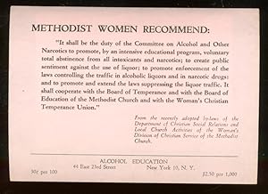 Methodist Women Recommend