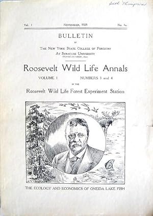 Image du vendeur pour Roosevelt Wild Life Annals Volume 1 Numbers 3 and 4 November 1928 mis en vente par 20th Century Lost & Found