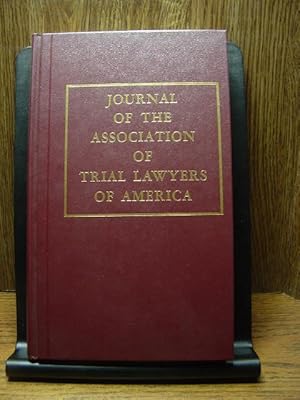 Imagen del vendedor de JOURNAL OF THE AMERICAN TRIAL LAWYERS ASSOCIATION (VOL. 35) a la venta por The Book Abyss