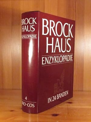 Bild des Verkufers fr Brockhaus Enzyklopdie, 19. Auflage, Halbleder-Ausgabe,1986 - 1994, Bd. 4 (BRO - COS), 1987. zum Verkauf von Das Konversations-Lexikon