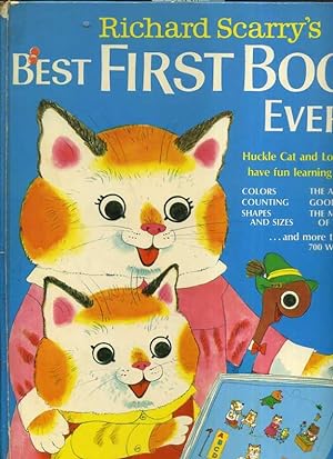 Immagine del venditore per Richard Scarry's Best First Book Ever [Pictorial Children's Reader, Learning to Read, Skill Building, Giant Folio Book of Pictures and Words, Early Reading, Ideal for Learning the English Language] venduto da GREAT PACIFIC BOOKS