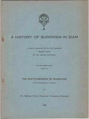 A History of Buddhism in Siam