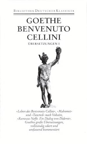 Bild des Verkufers fr Smtliche Werke, Briefe, Tagebcher und Gesprche Leben des Benvenuto Cellini zum Verkauf von AHA-BUCH GmbH