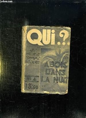Seller image for ABOIS DANS LA NUIT. for sale by Le-Livre