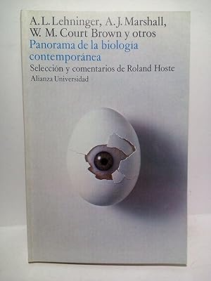 Immagine del venditore per Panorama de la biologa contempornea / Seleccin y comentarios de Roland Hoste; versin espaola de Carlos Castrodeza venduto da Librera Miguel Miranda