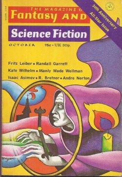 Imagen del vendedor de The Magazine of FANTASY AND SCIENCE FICTION (F&SF): October, Oct. 1973 a la venta por Books from the Crypt