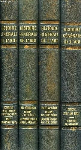 Image du vendeur pour HISTOIRE GENERALE DE L'ART, 4 TOMES mis en vente par Le-Livre