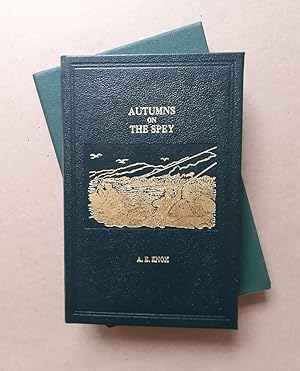 Bild des Verkufers fr AUTUMNS ON THE SPEY. By A.E. Knox, M.A., F.L.S. With four illustrations by Wolf. Medlar Press leather-bound edition. zum Verkauf von Coch-y-Bonddu Books Ltd