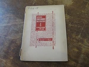 Illustrated Catalogue of the Sturtevant Steel Pressure Blowers - Catalogue No. 99