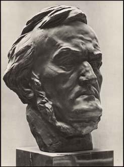 Arno Breker: "Richard Wagner" (Bronze). Original-Photographie von Charlotte Rohrbach.