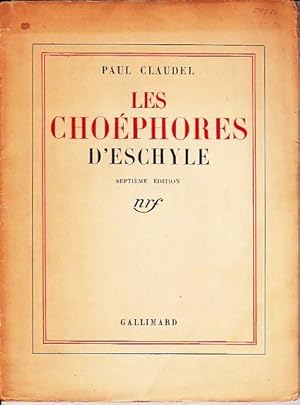 Les choéphores d'Eschyle