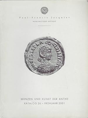 Image du vendeur pour Mnzen und Kunst der Antike. Katalog 26, Frhjahr 2001 mis en vente par Librairie Archaion