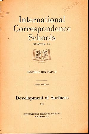 Seller image for Development of Surfaces: Instruction Paper (#390)) for sale by Dorley House Books, Inc.