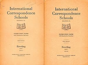 Seller image for Erecting, Part 1, 2: Instruction Paper with Examination Questions (#1674 A,B) for sale by Dorley House Books, Inc.