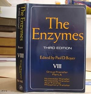 Bild des Verkufers fr The Enzymes - Volume VIII [8] Group Transfer Part A - Nucleotidyl Transfer, Nucleosidyl Transfer, Acyl Transfer, Phosphoryl Transfer zum Verkauf von Eastleach Books