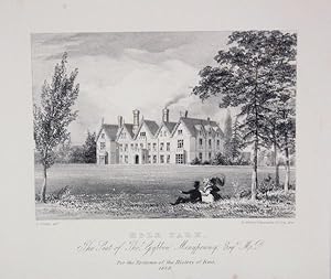 Original Single Lithograph Illustration from The Epitome of the History of Kent By C. Greenwood, ...