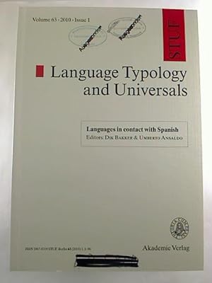 Language Typology and Universals - Vol. 63 / 2010, Issue 1.